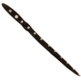 Creme Scoundrel 6" 15ct Black White Dots