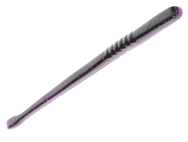 Strike King Filler Worm 6in Blackberry Jam