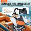 VEVOR Life Vest for Watersports (PFD), Life Jacket with Waterproof Nylon & 80N Buoyancy, Life Vest/Jacket for Any Water Activity-Fishing, Kayaking